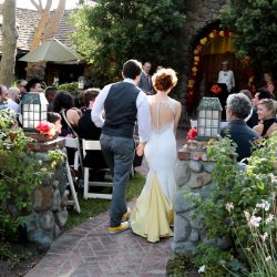 Colwell Taylor TristaMajaPhotography TP2A2131 big - Pops of color, fave fandoms, & vegan food at this Enchanted Manor wedding Pops of color, fave fandoms, & vegan food at this Enchanted Manor wedding