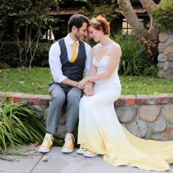 Colwell Taylor TristaMajaPhotography TP2A3051 big - Pops of color, fave fandoms, & vegan food at this Enchanted Manor wedding Colwell Taylor TristaMajaPhotography TP2A3051 big