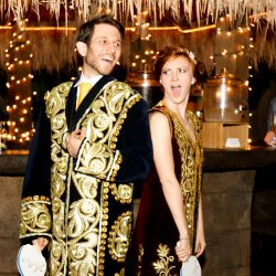 Colwell Taylor TristaMajaPhotography TP2A4642 big - Pops of color, fave fandoms, & vegan food at this Enchanted Manor wedding Pops of color, fave fandoms, & vegan food at this Enchanted Manor wedding