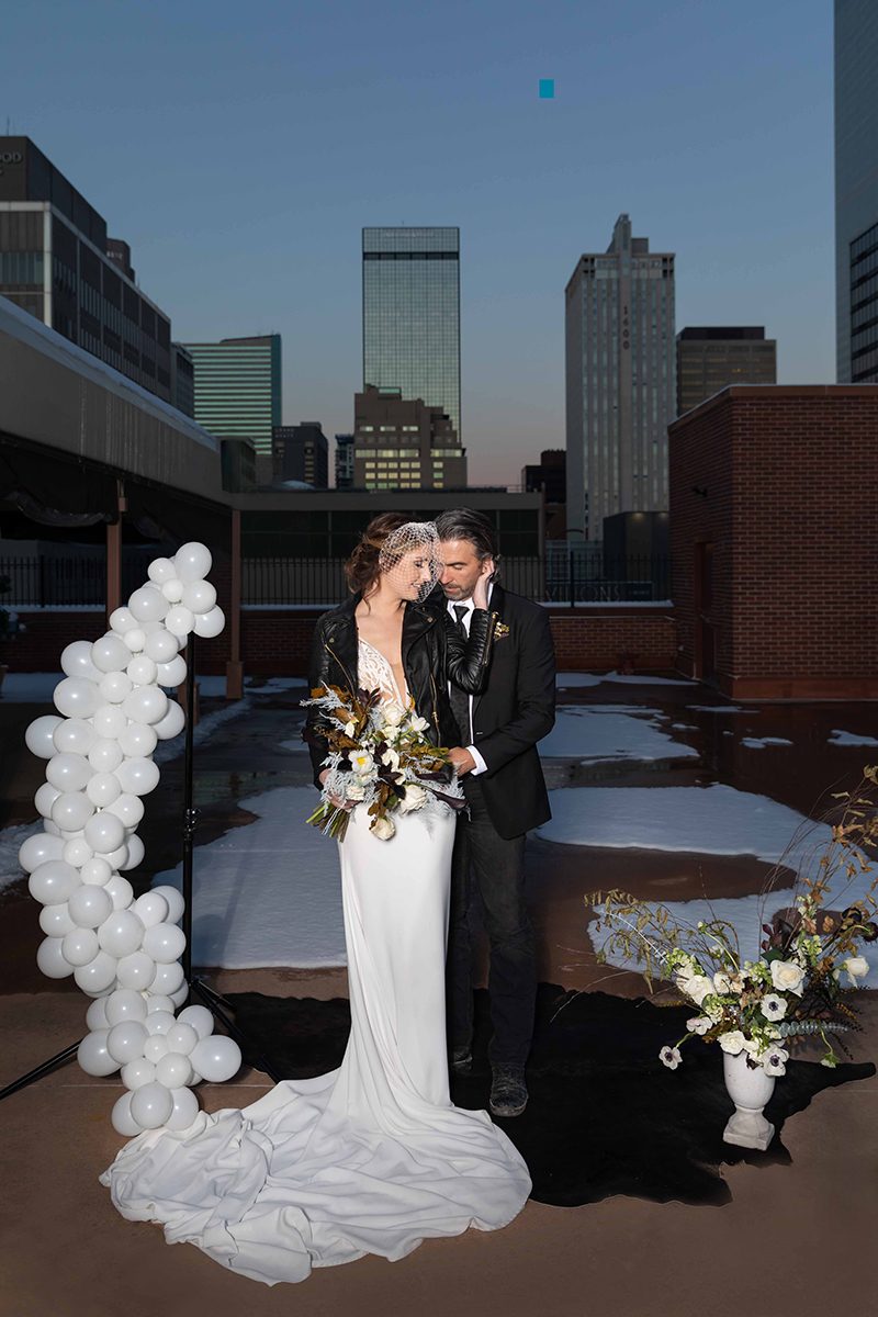 Edgy & urban wedding inspiration at The Denver Athletic Club