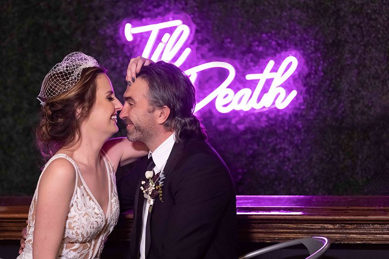 Edgy & urban wedding inspiration at The Denver Athletic Club