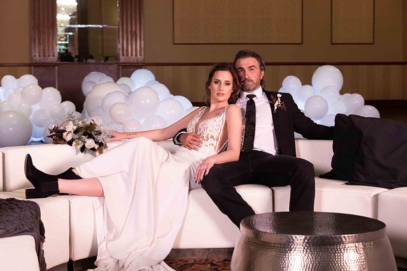 Edgy & urban wedding inspiration at The Denver Athletic Club