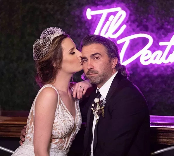 Edgy & urban wedding inspiration at The Denver Athletic Club