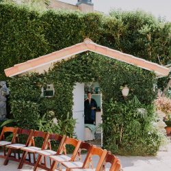 Churros, quiet moments, & a spiral aisle at this sunlit wedding in La Jolla