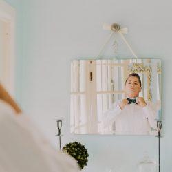 Churros, quiet moments, & a spiral aisle at this sunlit wedding in La Jolla