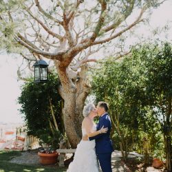 Churros, quiet moments, & a spiral aisle at this sunlit wedding in La Jolla