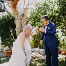 Churros, quiet moments, & a spiral aisle at this sunlit wedding in La Jolla