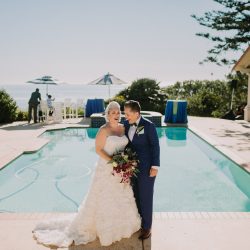 Churros, quiet moments, & a spiral aisle at this sunlit wedding in La Jolla
