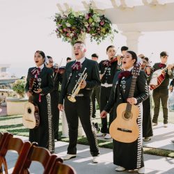 Churros, quiet moments, & a spiral aisle at this sunlit wedding in La Jolla
