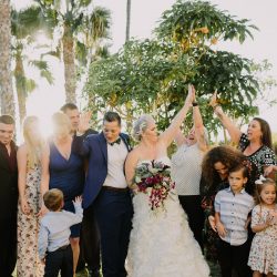 Churros, quiet moments, & a spiral aisle at this sunlit wedding in La Jolla