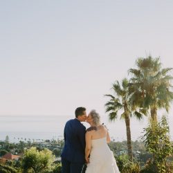 Churros, quiet moments, & a spiral aisle at this sunlit wedding in La Jolla