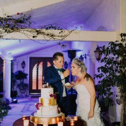Churros, quiet moments, & a spiral aisle at this sunlit wedding in La Jolla