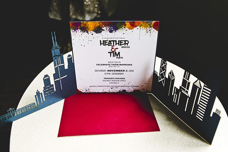 Mario Kart, an open mic, and an aisle walk through a fog machine(!) at this creative Chicago wedding