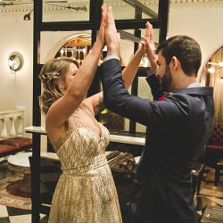 Mario Kart, an open mic, and an aisle walk through a fog machine(!) at this creative Chicago wedding