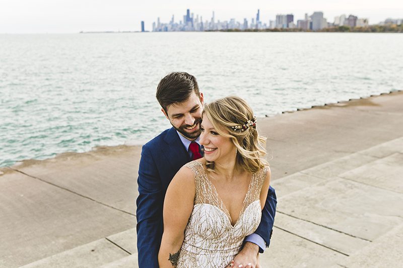Mario Kart, an open mic, and an aisle walk through a fog machine(!) at this creative Chicago wedding