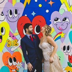 Mario Kart, an open mic, and an aisle walk through a fog machine(!) at this creative Chicago wedding