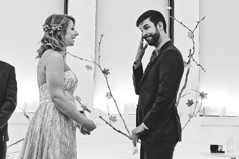 Mario Kart, an open mic, and an aisle walk through a fog machine(!) at this creative Chicago wedding