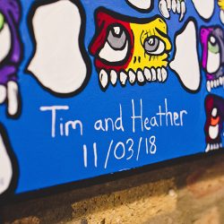 Mario Kart, an open mic, and an aisle walk through a fog machine(!) at this creative Chicago wedding