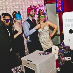Mario Kart, an open mic, and an aisle walk through a fog machine(!) at this creative Chicago wedding