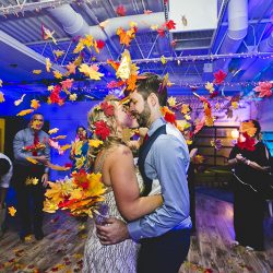 Mario Kart, an open mic, and an aisle walk through a fog machine(!) at this creative Chicago wedding