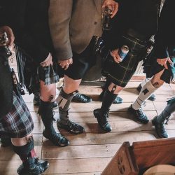 IMG 3663 - It's Scotch and upturned kilts at this historical meets pop culture meets burlesque wedding It's Scotch and upturned kilts at this historical meets pop culture meets burlesque wedding