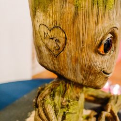 409 South Main Wedding Morris Wedding Ashley Benham Photography 474 - I AM CAKE: this colorful Tennessee wedding had the most amazing Groot cake I AM CAKE: this colorful Tennessee wedding had the most amazing Groot cake