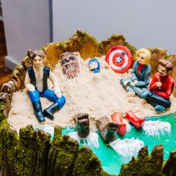 409 South Main Wedding Morris Wedding Ashley Benham Photography 488 - I AM CAKE: this colorful Tennessee wedding had the most amazing Groot cake I AM CAKE: this colorful Tennessee wedding had the most amazing Groot cake
