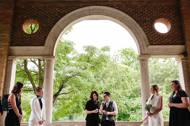 Get starry-eyed with this creative DIY Wedding in a historic Chicago park
