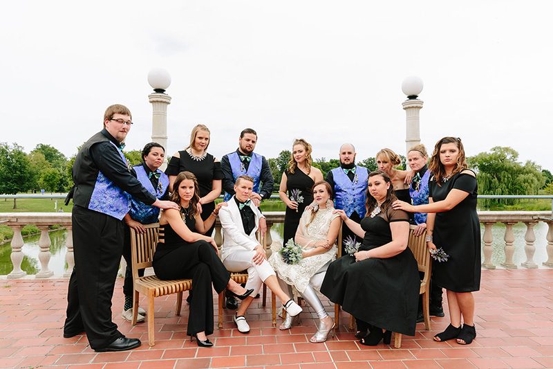 Get starry-eyed with this creative DIY Wedding in a historic Chicago park