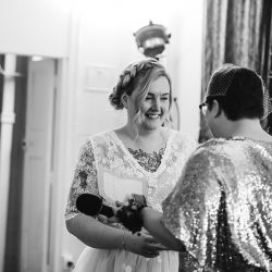 EssieSJ 105 - After 14 years of waiting, these Australian ladies finally had the sparkly potluck wedding of their dreams After 14 years of waiting, these Australian ladies finally had the warm, sparkly, relaxed potluck wedding of their dreams