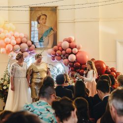 EssieSJ 177 - After 14 years of waiting, these Australian ladies finally had the sparkly potluck wedding of their dreams After 14 years of waiting, these Australian ladies finally had the warm, sparkly, relaxed potluck wedding of their dreams