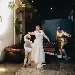 EssieSJ 25 - After 14 years of waiting, these Australian ladies finally had the sparkly potluck wedding of their dreams After 14 years of waiting, these Australian ladies finally had the warm, sparkly, relaxed potluck wedding of their dreams
