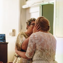 EssieSJ 535 - After 14 years of waiting, these Australian ladies finally had the sparkly potluck wedding of their dreams After 14 years of waiting, these Australian ladies finally had the warm, sparkly, relaxed potluck wedding of their dreams