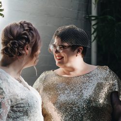 EssieSJ 66 - After 14 years of waiting, these Australian ladies finally had the sparkly potluck wedding of their dreams After 14 years of waiting, these Australian ladies finally had the warm, sparkly, relaxed potluck wedding of their dreams