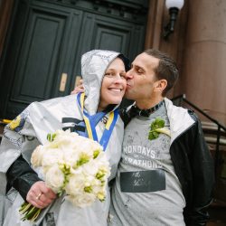 Flageole Cormier StudioNouveau StudioNouveau11 big - This pair finished the Boston Marathon and went right into their ceremony! This pair finished the Boston Marathon and went right into their ceremony!