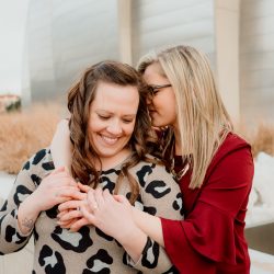 Furdeck Chapman NorthArrowCreative LESLIECASSIDYKANSASCITYENGAGEMENTNORTHARROWCREATIVESNY096180176 big - Breweries, architecture, & canoodling at this engagement homage to Kansas City Breweries, architecture, & canoodling at this engagement homage to Kansas City