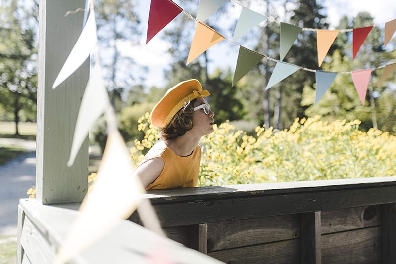 A quirky retro Moonrise Kingdom-inspired family centric wedding