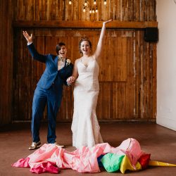 sole repair shop wedding capitol hill 11 - Don your wings & feathers for this whimsical animal menagerie wedding (with a unicorn first look!) Don your wings & feathers for this whimsical animal menagerie wedding (with a unicorn first look!)