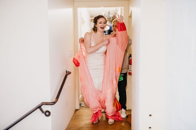 Don your wings & feathers for this whimsical animal menagerie wedding (with a unicorn first look!)