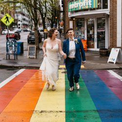 sole repair shop wedding capitol hill 30 - Don your wings & feathers for this whimsical animal menagerie wedding (with a unicorn first look!) Don your wings & feathers for this whimsical animal menagerie wedding (with a unicorn first look!)