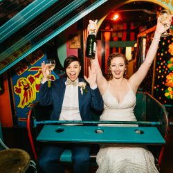 sole repair shop wedding capitol hill 40 - Don your wings & feathers for this whimsical animal menagerie wedding (with a unicorn first look!) sole repair shop wedding capitol hill 40
