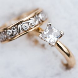 A magical frozen waterfall engagement shoot in the Poconos