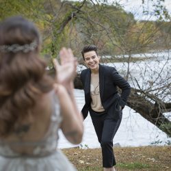 Wild beauty and rock star babes at this greenery wedding in Connecticut