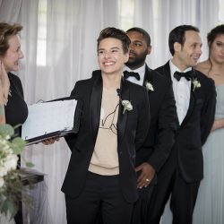 Wild beauty and rock star babes at this greenery wedding in Connecticut