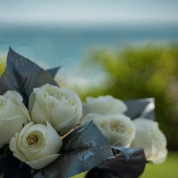 A romantic O'ahu wedding with two grooms, a beachside ceremony, & jumping the "groomstick"