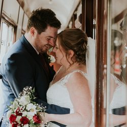 KP 280 - All aboard this gorgeous steam train wedding with a museum party in Manchester, UK All aboard this gorgeous steam train wedding with a museum party in Manchester, UK