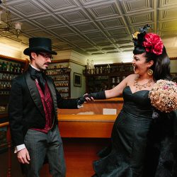 SayjalSteveBlog 003 - A chic & macabre Halloween wedding at the International Museum of Surgical Science A chic & macabre Halloween wedding at the International Museum of Surgical Science