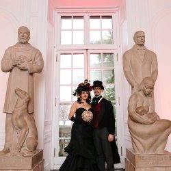 SayjalSteveBlog 004 - A chic & macabre Halloween wedding at the International Museum of Surgical Science A chic & macabre Halloween wedding at the International Museum of Surgical Science