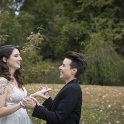 Wild beauty and rock star babes at this greenery wedding in Connecticut