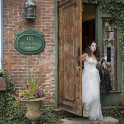 Wild beauty and rock star babes at this greenery wedding in Connecticut